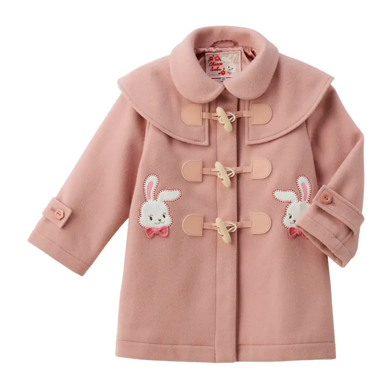 MANTEAU ROSE EN LAINE CHIECO SAKU