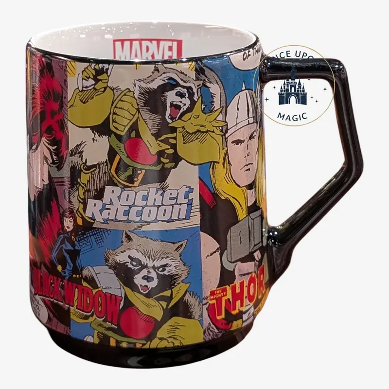 Marvel Comics – Mug "Les Héros Légendaires" Style Vintage | Disneyland Paris