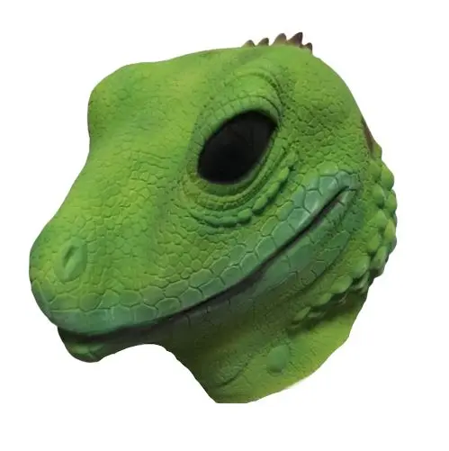 Masque Dinosaure <br> Lézard Latex