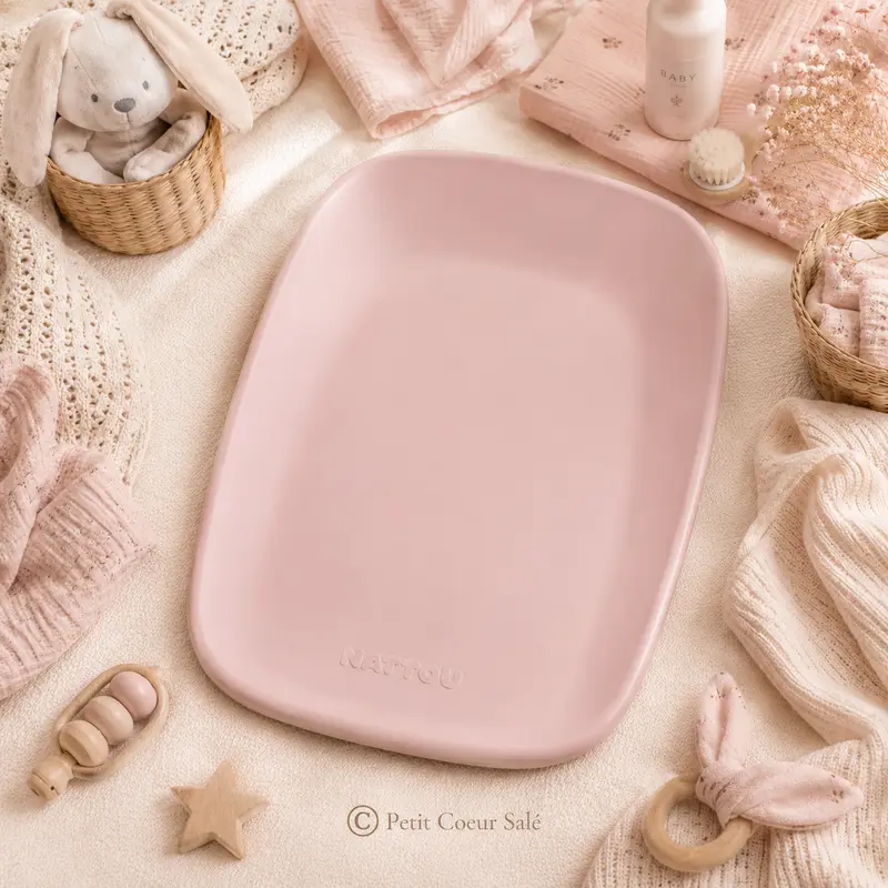 Matelas à langer 70x50 cm Softy Rose – sans housse