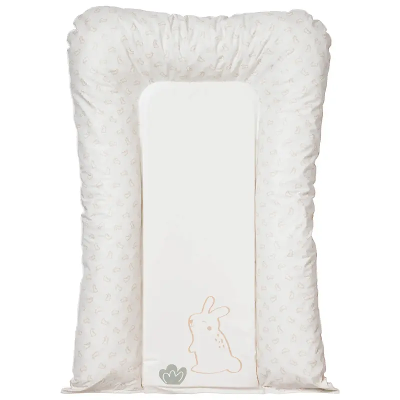 Matelas à langer bébé Flocons Greenland Lapins - Matelas à langer pour bébé 50x70 cm