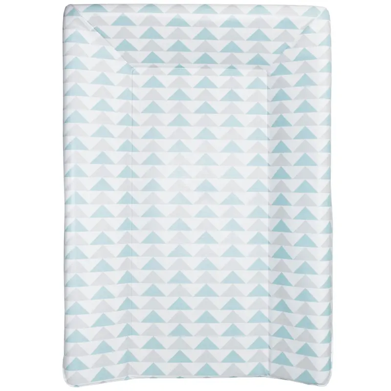 Matelas à langer bébé Luxe Géométrique bleu - Matelas à langer pour bébé 50x70 cm