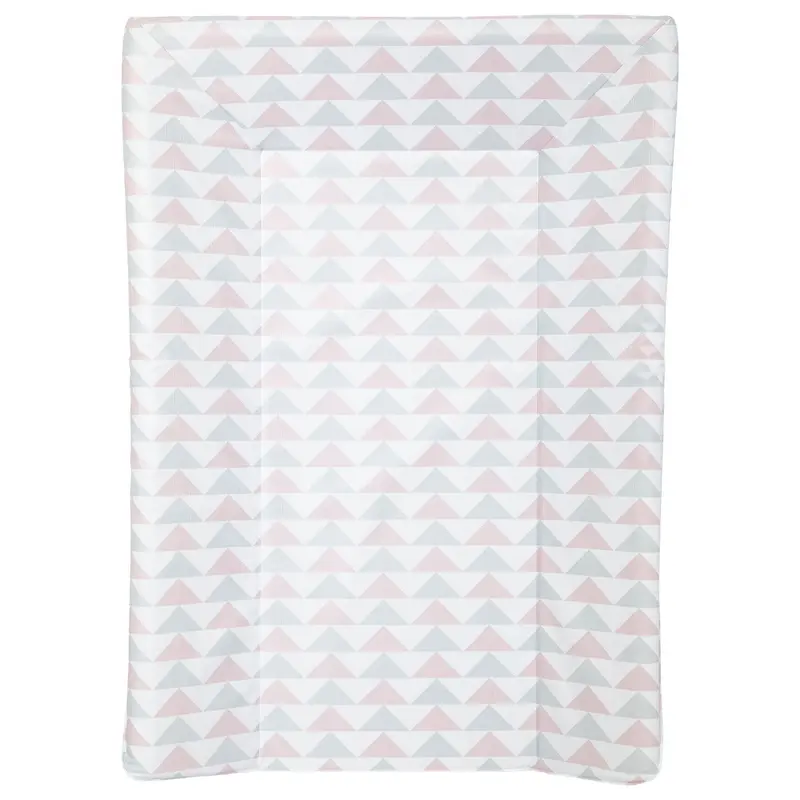 Matelas à langer bébé Luxe Géométrique rose - Matelas à langer pour bébé 50x70 cm