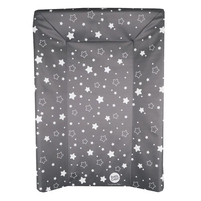 Matelas à langer bébé Luxe Toise Gris anthracite étoilé - Matelas à langer pour bébé 50x70 cm