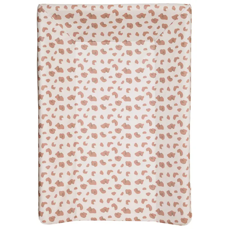 Matelas à langer Luxe 50x70 cm avec tétière - Matelas à langer pour bébé en PVC - Léopard