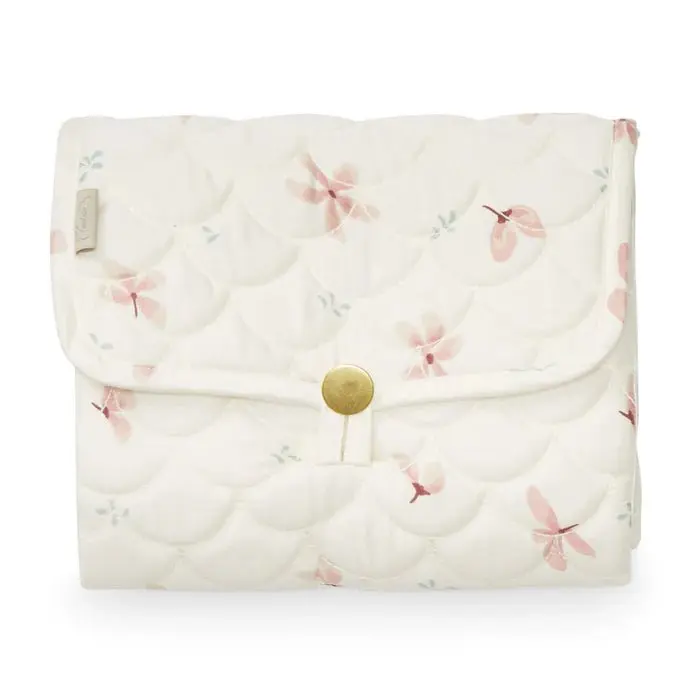 Matelas À Langer Matelassé - Ocs Windflower Crème