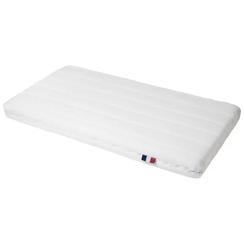 Matelas bébé Douceur en viscose de bambou - Matelas 60x120x12 cm respirant - 2 faces de couchage
