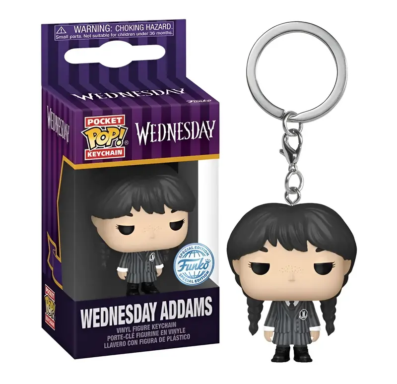 Mercredi - Porte-clés Mercredi Addams - Pocket Pop Keychain