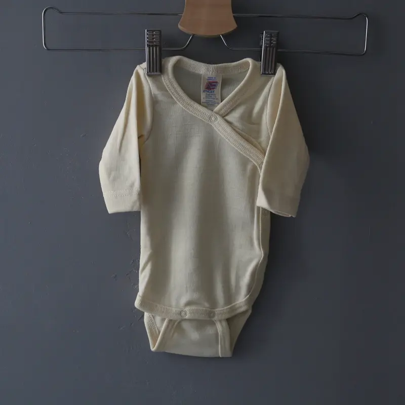 Merino Wool & Silk Wrap Body - Natural - Premature