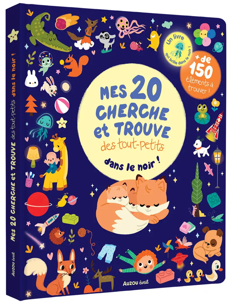 Mes 20 Cherche et Trouve des Tout-Petits – Qui brillent dans le noir ! 🌙✨- Livre