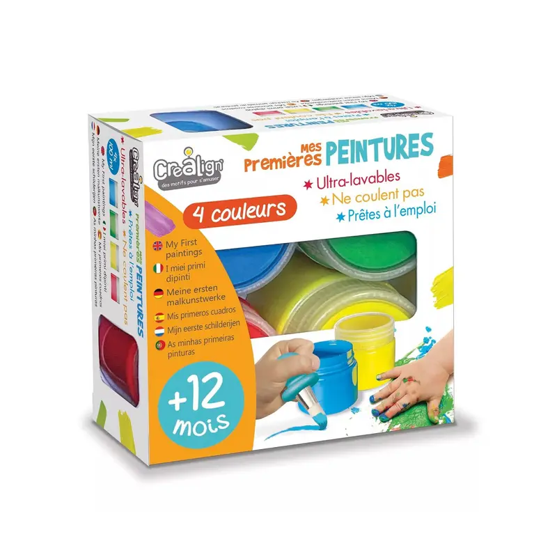 Mes premières peintures - Ultra lavables - Créa Lign'