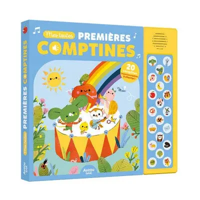 MES TOUTES PREMIERES COMPTINES 20 PUCES SONORES - AUZOU