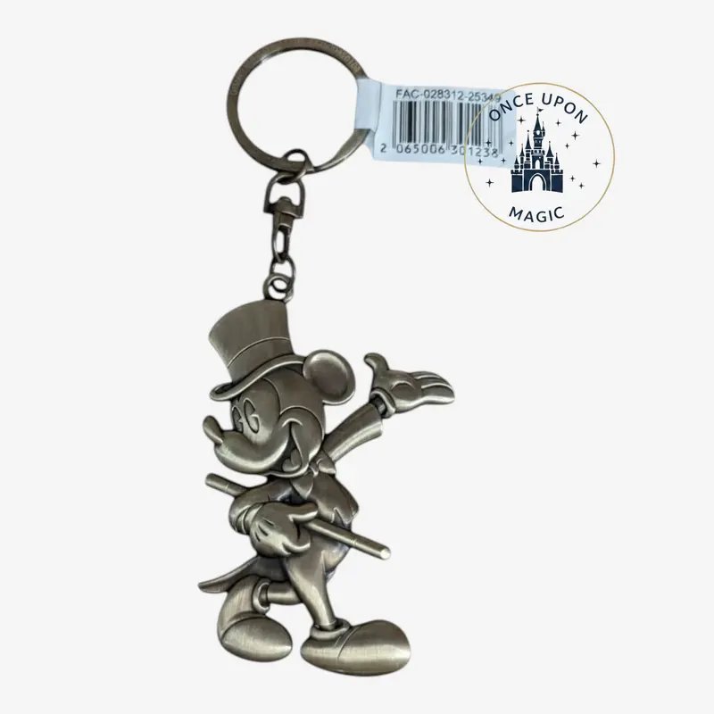 Mickey Mouse – Porte-Clés Métal Style Vintage | Exclusivité Disneyland Paris