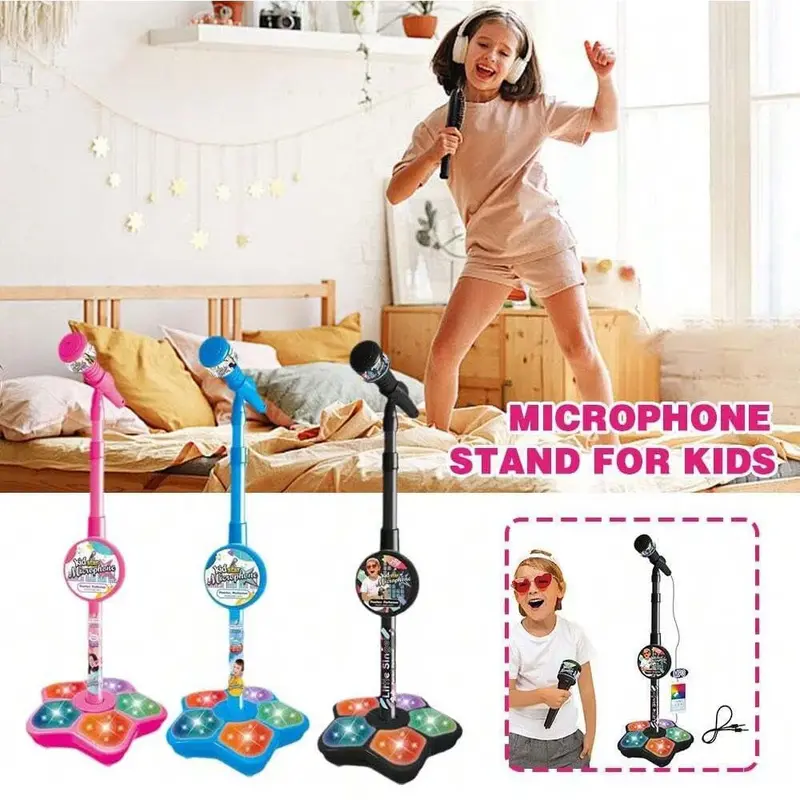 Micro Karaoké Enfant Portable | Stand Inclus & Durable | Mybooni