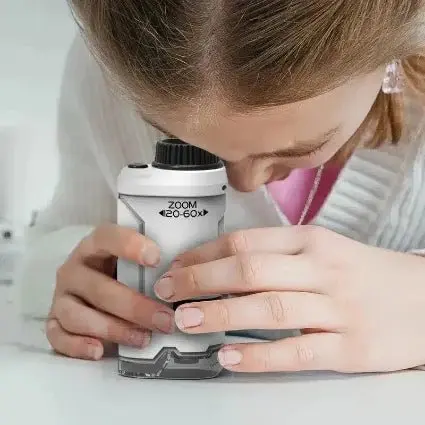 Microscope de Poche | 60x-120x Format Porte-Clé