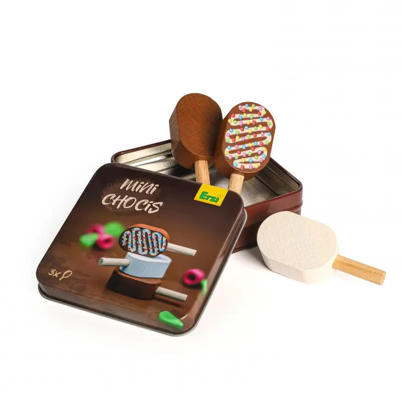 Mini glaces Chocis en bois dans leur boîte – Erzi