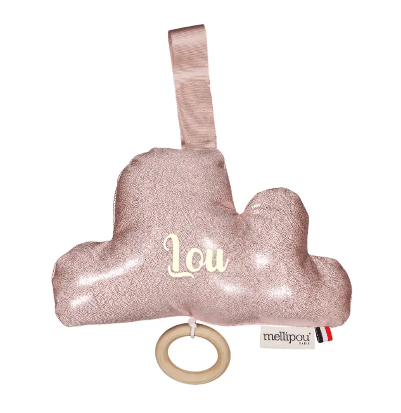 Mini nuage rose pailletté - Liliane