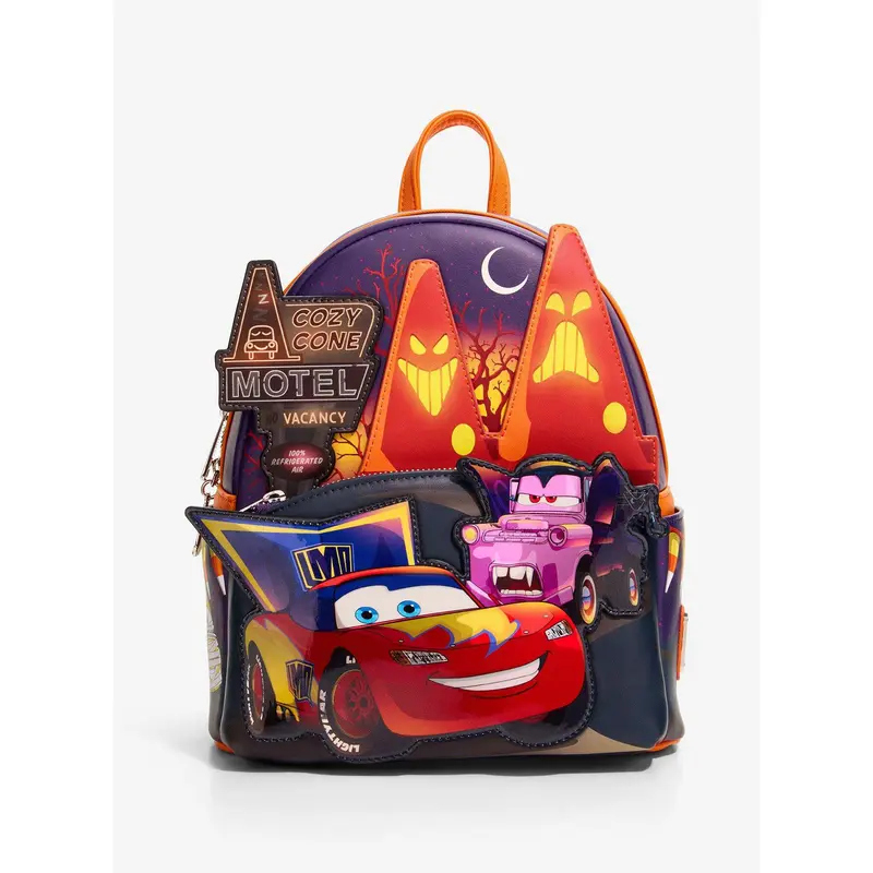 Mini sac à dos Loungefly Cars Halloween phosphorescent – Import US