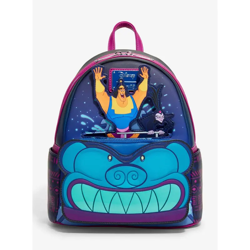 Mini sac à dos Loungefly Kuzco Kronk & Yzma montagnes russes – Import US
