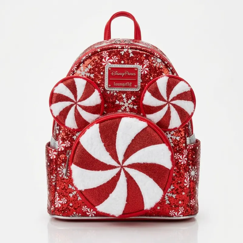 Mini sac à dos Loungefly Mickey bonbons de Noël – Disneyland Paris