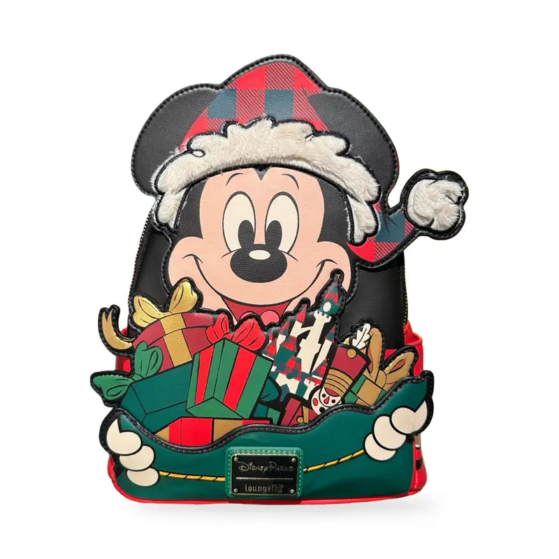 Mini sac à dos Loungefly Noël Mickey & cadeaux – Disneyland Paris
