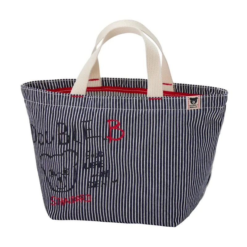MINI TOTE BAG BLEU DOUBLE B