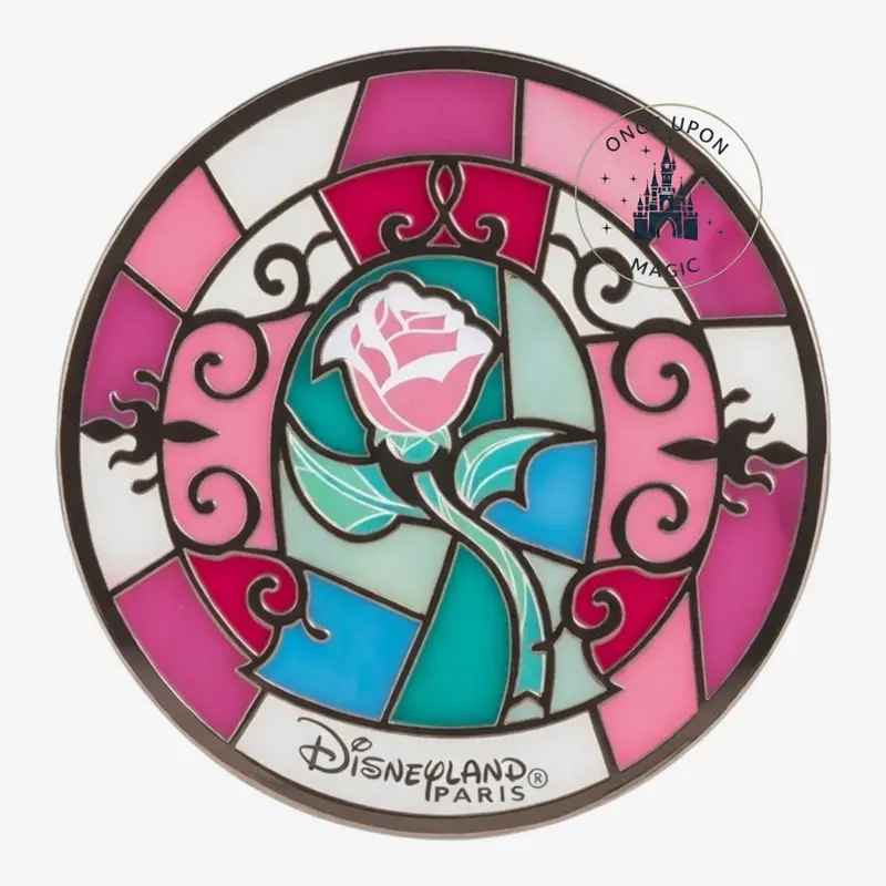 Mini Vitrail Rose Arribas France — Disneyland Paris