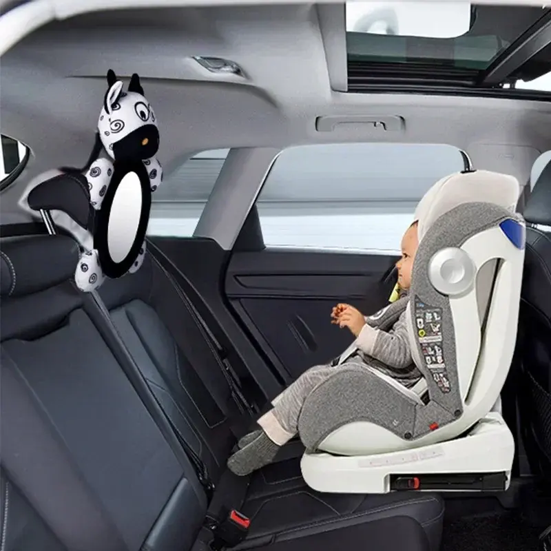 Miroir de Voiture Bébé | Vue Arrière Sécurisée pour Siège Auto