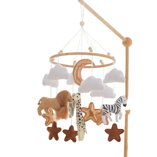 Mobile bébé pour lit | Safari™ animaux apaisants