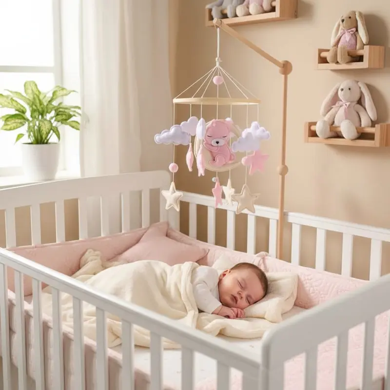 Mobile Bébé | Rosie L'Oursonne | Doux Apaisant