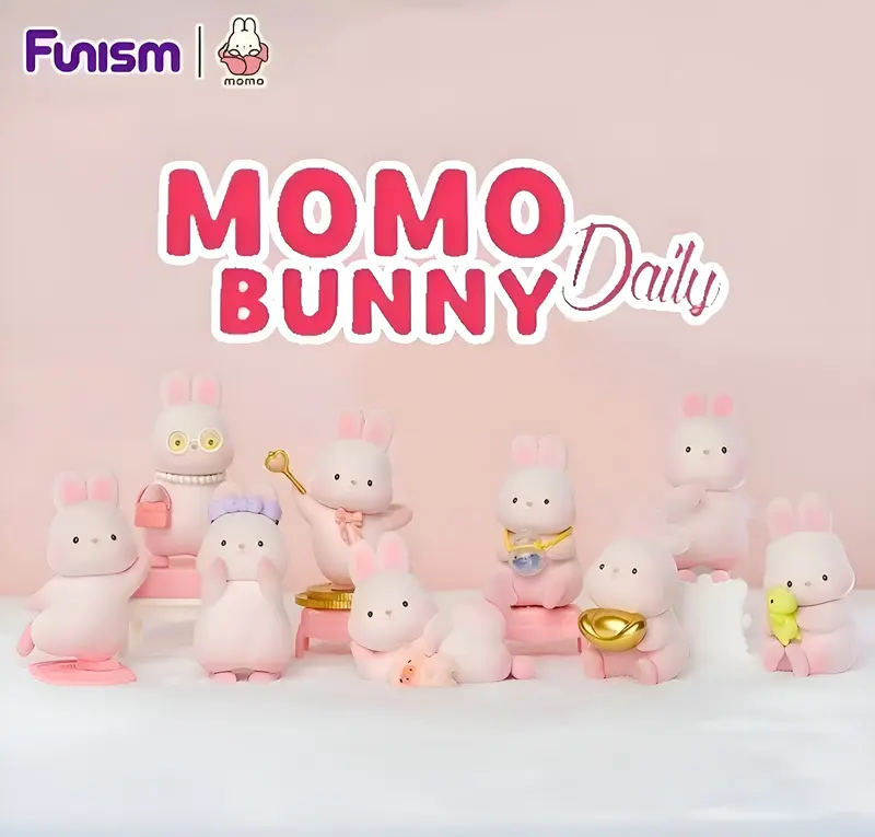 Momo Bunny - Figurine Kawaii Daily - Boîte Mystère