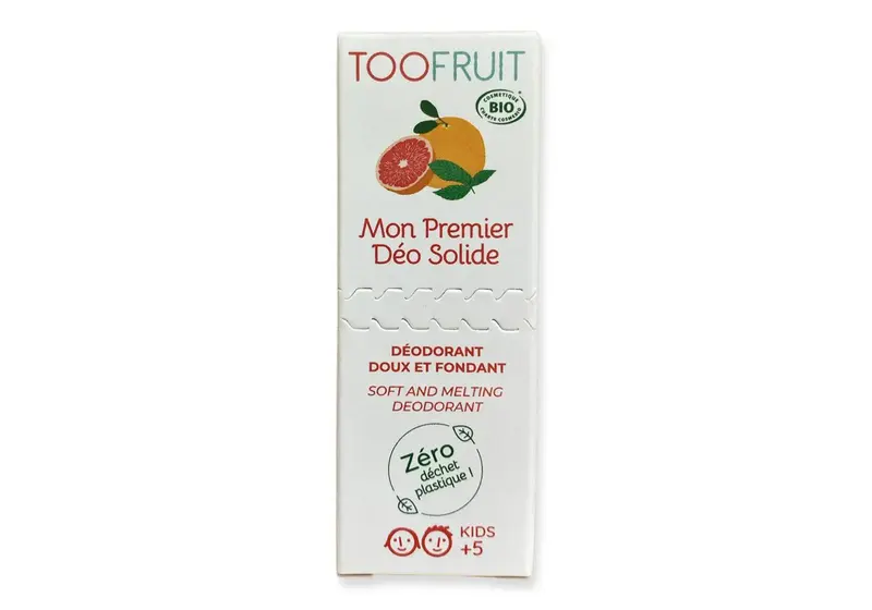 Mon 1er déodorant Solide Toofruit - Pamplemousse et menthe