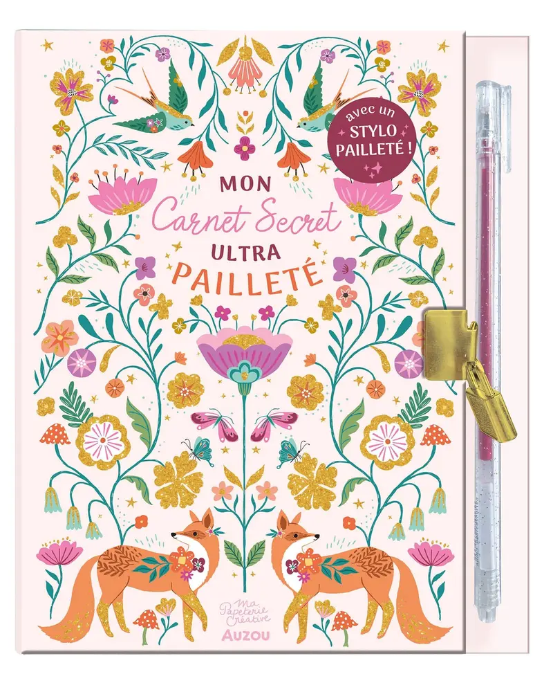Mon carnet secret ultrapailleté -AUZOU