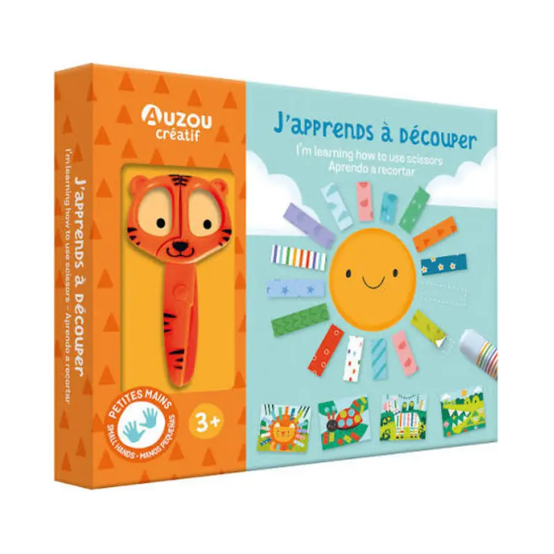 Mon coffret d'artiste - J'apprends à découper - Auzou