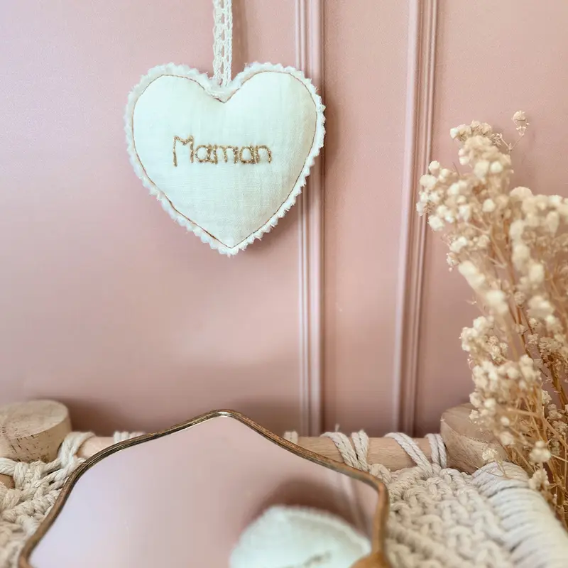 Mon petit coeur à suspendre personnalisé