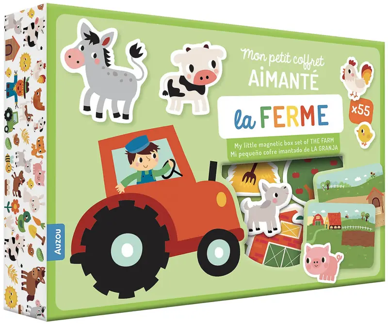 Mon petit coffret aimanté – La ferme – Dès 3 ans