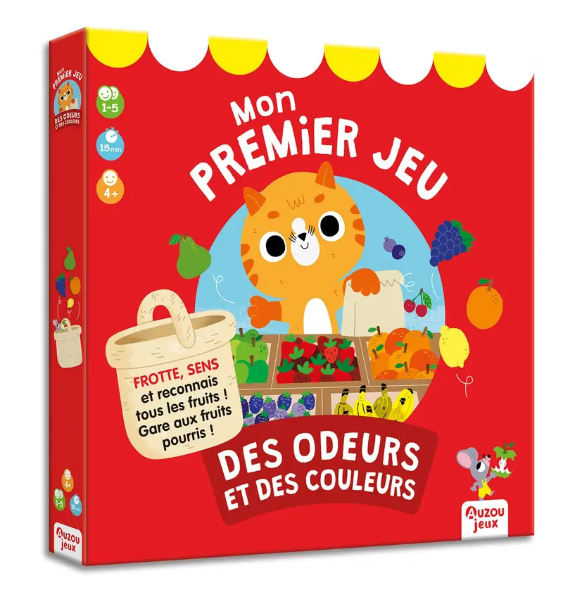 Mon premier jeu des odeurs et des couleurs – Jeu sensoriel dès 3 ans