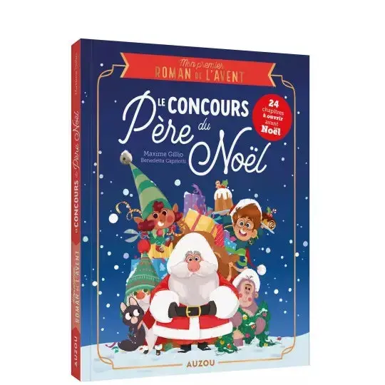 Mon premier roman de l'avent - Le concours du père Noël - AUZOU