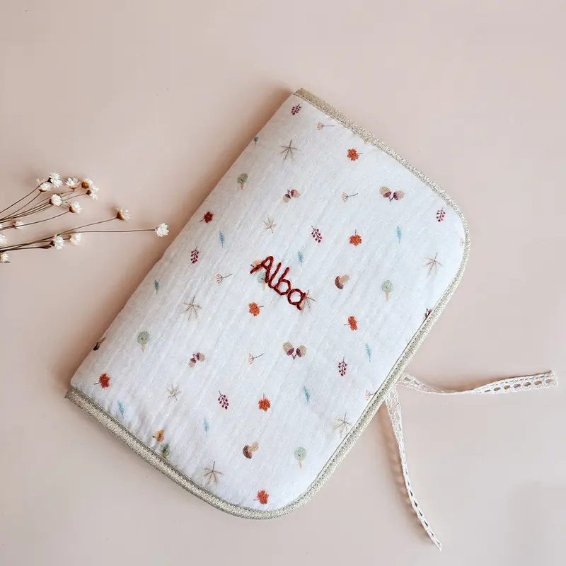Mon protège carnet de santé personnalisé motif automne
