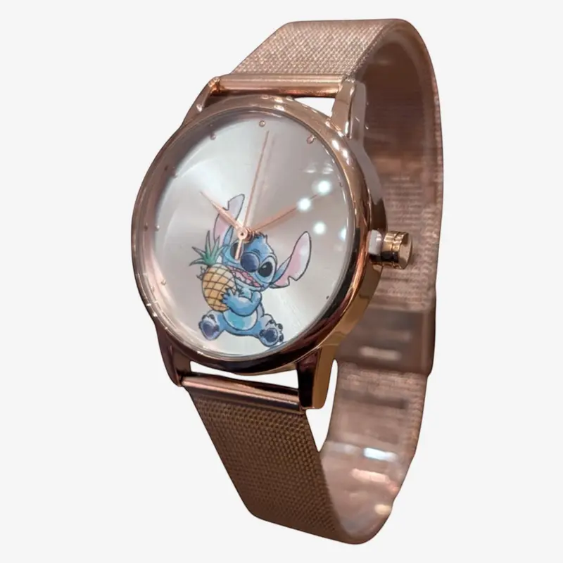 Montre Stitch – Bracelet Rose | Disneyland Paris
