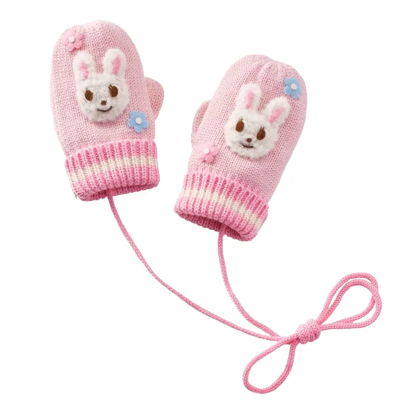 MOUFLES ROSES MOTIF USAKO