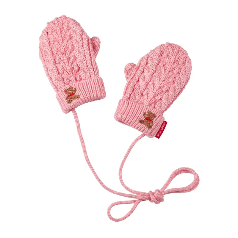 MOUFLES ROSES OURSONS