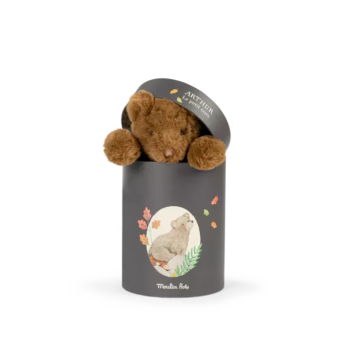 Moulin roty - Arthur et Louison - Poupée ours Arthur (en boîte) - naissance+