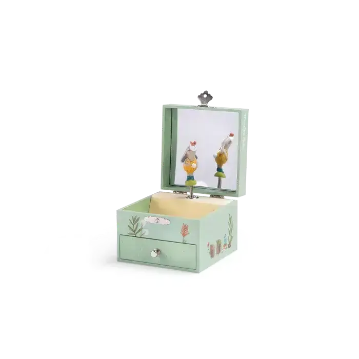 Moulin Roty - boîte à musique coffret - trois petits lapins - naissance+