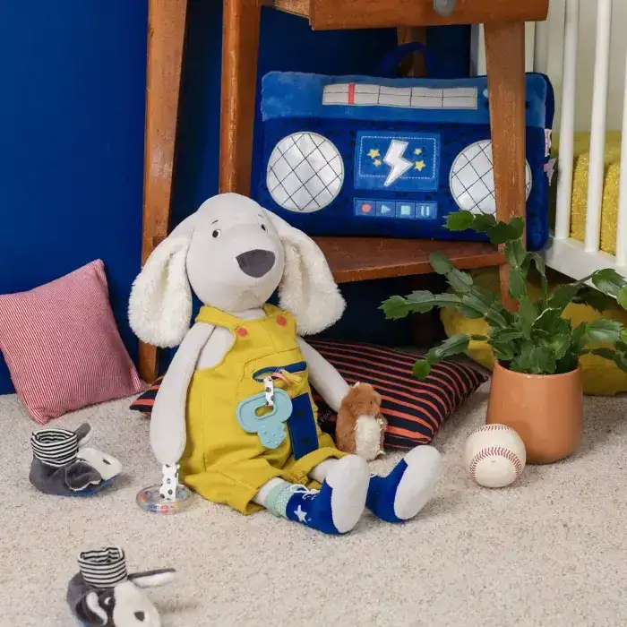 Moulin Roty - Grand chien Pilou d'activités - Puce & Pilou - naissance+