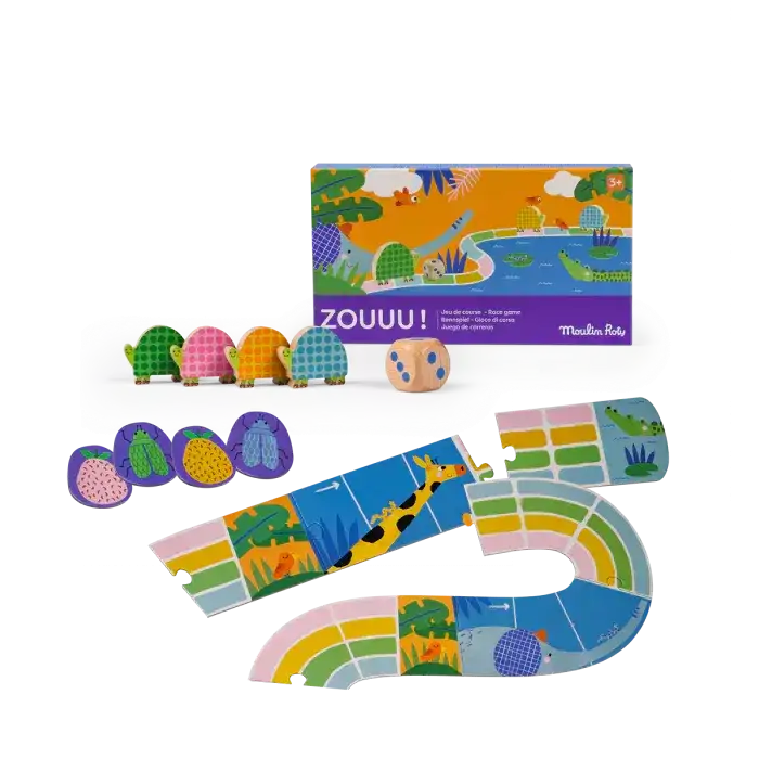Moulin Roty - jeu de course zouuu - les toupitis - 🧒3 ans+