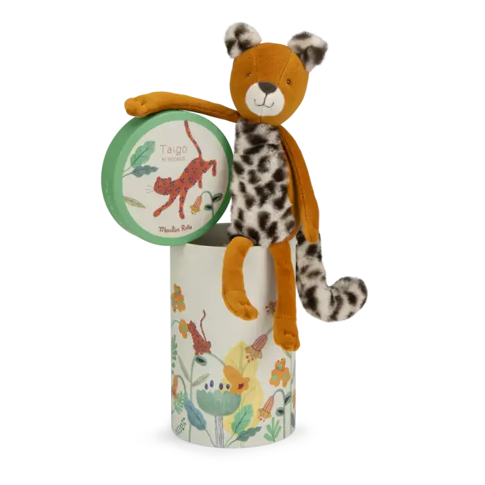 Moulin roty - La forêt Mawa - Poupée léopard Taïgo - naissance +