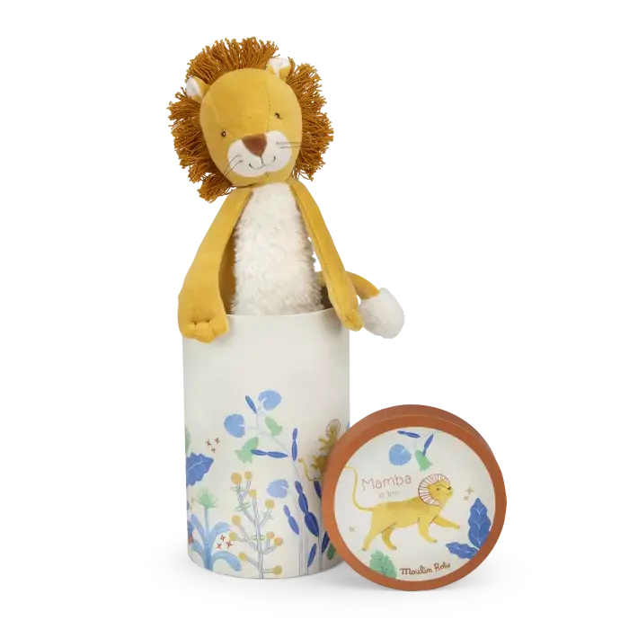 Moulin roty - La forêt Mawa - Poupée lion Mamba - naissance+