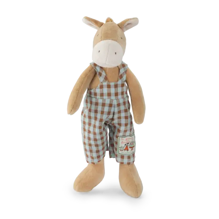 Moulin roty - La Grande Famille - Peluche Hugo le cheval - Les petits frères -naissance+