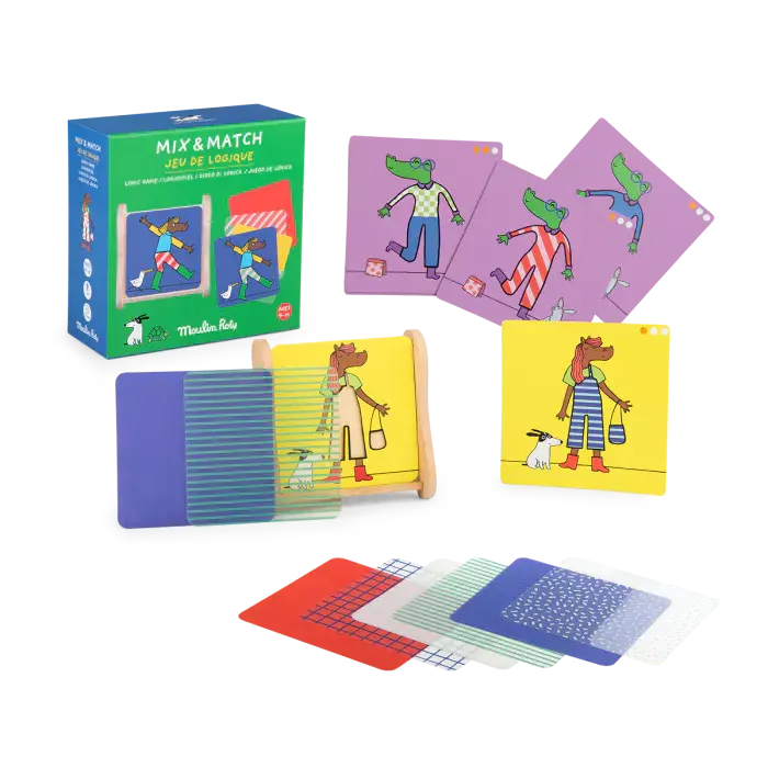 Moulin roty - Les Loufoques - Jeu de logique Mix & Match- 4 ans +